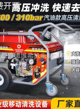 汽油款高压清洗机200bar/310bar热水冲洗机工地用市政物业洗车机