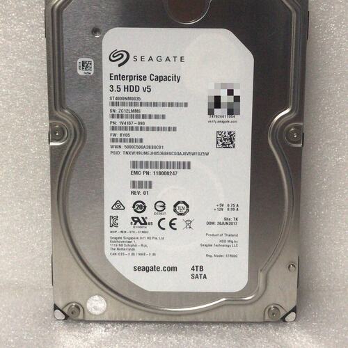 议价4T EMC 企业级ST4000NM0035,FW：B