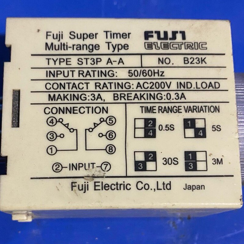 议价日本富士FUJIST3P时间继电器 AC220V 50/