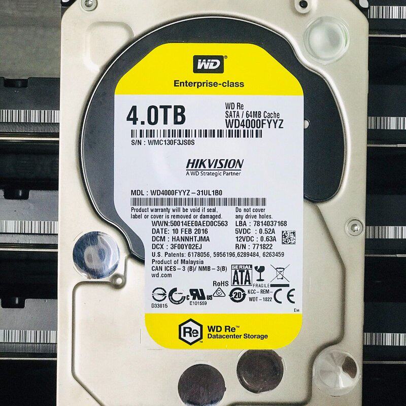 议价数据企业级 WD4000FYYZ,海康 4T硬