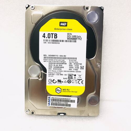 议价数据企业级金，WD4000FYYZ，4T金，
