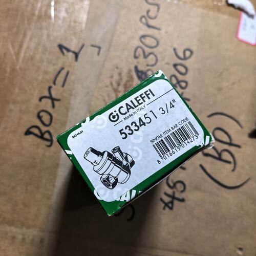 议价意大利CALEFFI卡莱菲减压阀，型号533451，3/4英