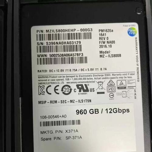 议价NetApp X371A X371A-R6 960G SAS