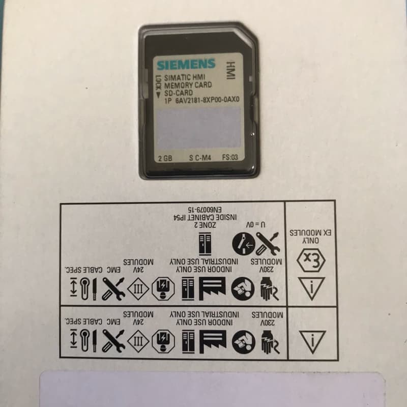 议价 6AV2181-8XP00-0AX0 触摸屏内存卡2G