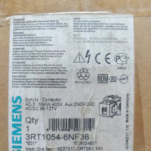 议价 接触器 3RT1054-6NF36 工