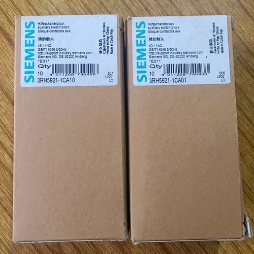 议价 辅助触头 3RH5921-1CA10 剩1盒10个