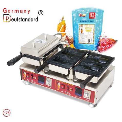 鲷鱼烧机冰淇淋鲷鱼烧机数字显示温控雪糕圣代鲷鱼烧鱼型烧小吃