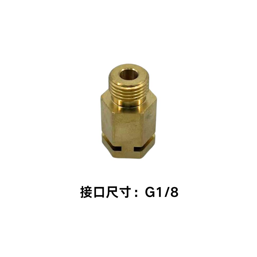 WPM惠家格米莱咖啡机配件电磁阀铜接头G1/8 1分接口原厂卡簧接头