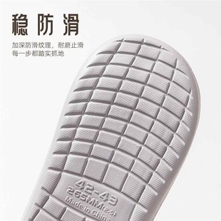2024新款 女士情侣室内家居家用防滑厚底包头保暖 秋冬季 防水棉拖鞋
