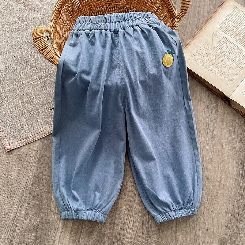 男童202d5夏季新款套装儿童洋气宝宝条纹短袖休闲薄款防蚊灯笼裤