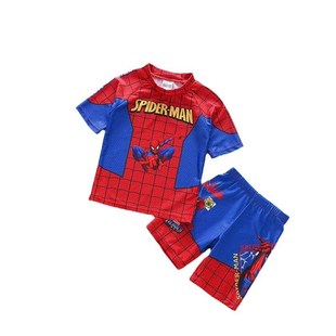 分体 泳衣S儿童海边泳裤 男童泳装 卡通中小童男孩训练泳帽泳镜套装