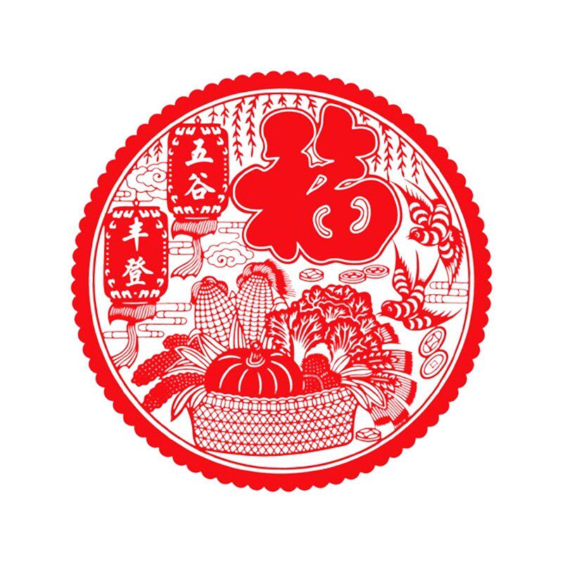 2026福字门h贴剪纸窗花静电贴玻璃贴纸乔迁春节过年新年装饰布置