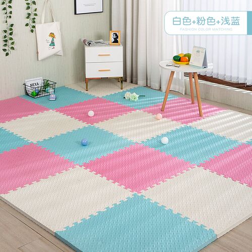 泡沫地垫40X40cm多颜色拼接家用儿童加厚爬行垫幼儿园Z环保海绵垫