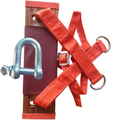 圆环吊板高e空施工作业加宽6层榆木滑板下吊主绳加厚坐板吊板座板