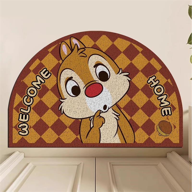 卡通入户门地垫家用丝圈脚垫进门B玄关大门外门垫可裁剪免洗防滑
