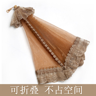 透气防虫剩菜罩伞 菜家用可折叠大号长方形罩子饭菜餐桌罩厨房欧式