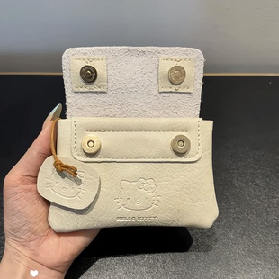 HelloKitty零钱包卡包一体女款轻薄小巧2026新款学生护照迷你小包