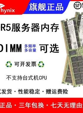 SK海力士DDR5 16G 32G 4800 5600ECC服务器RDIMM工作站内存条6400