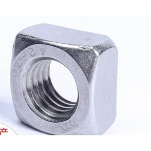 不锈钢304材质四方螺母DIN557方螺帽M3M4M5M6M8M10 GB39