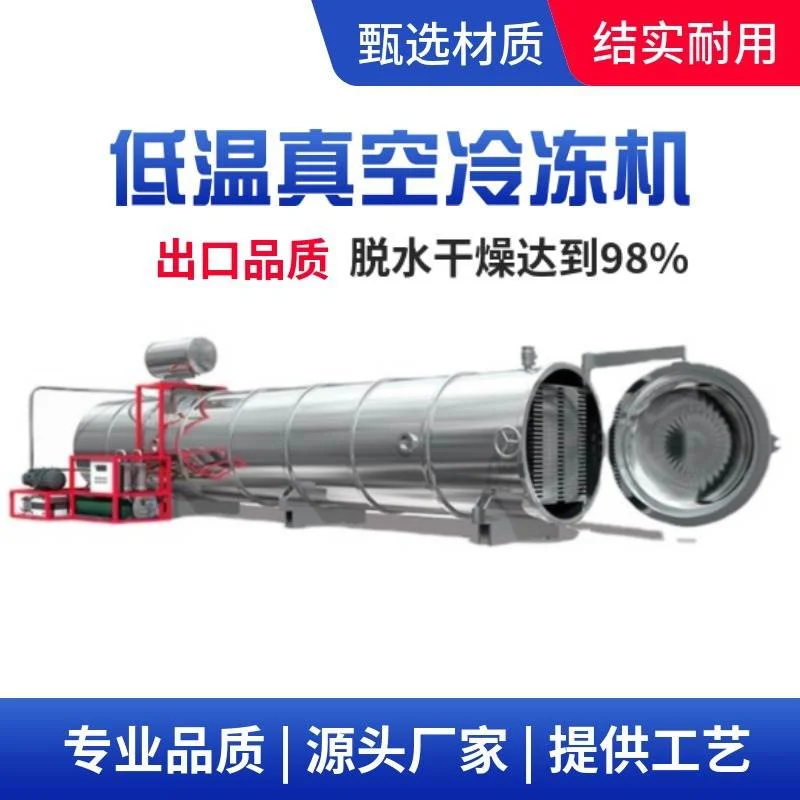 商用冻干FD紫薯粒紫薯丁喷雾干燥技术设备 果蔬草莓粉真空冻干机