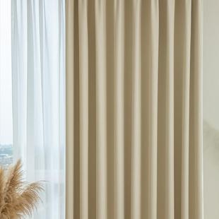 窗帘遮光卧室2023年新款客厅现代简约轻奢飘窗隔音遮阳布爱博丽