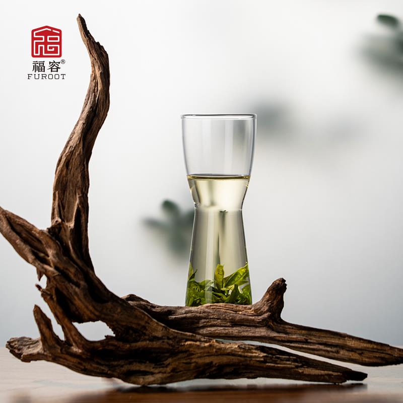 福容茗樽杯茶杯个人专用创意杯子玻璃杯家用功夫茶杯主人杯喝水杯