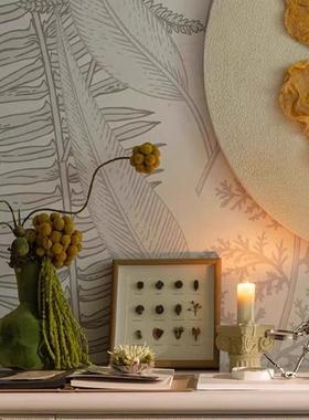 现代标本主题永生花植物软装饰品 样板房儿童房书桌陈设摆件组合