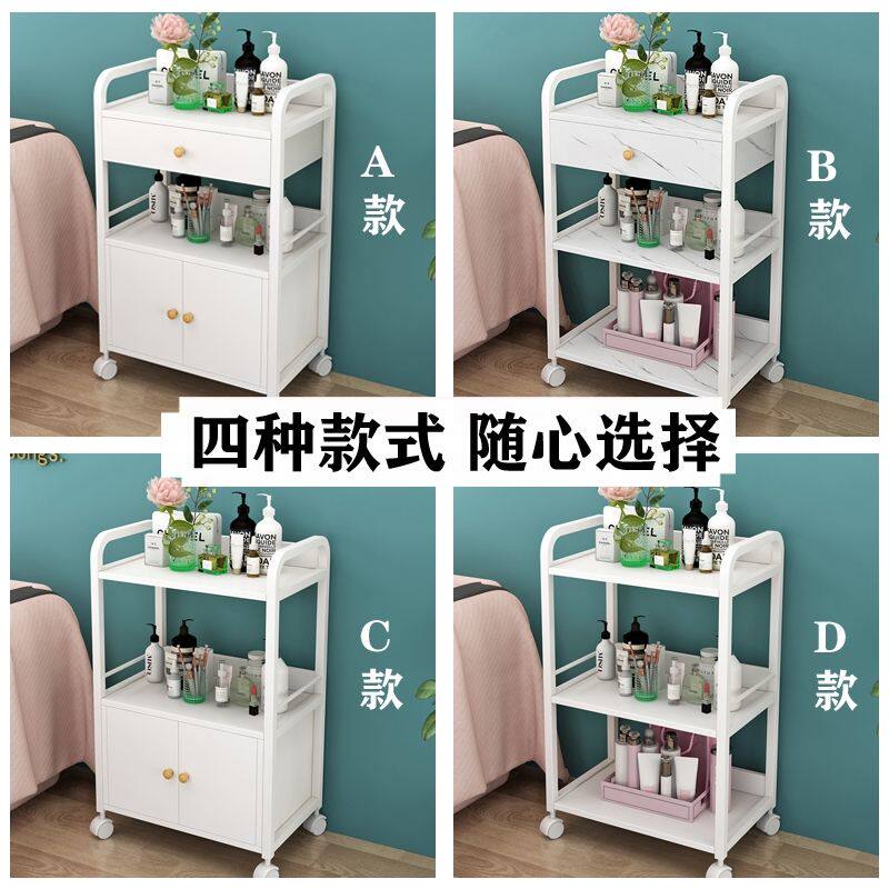 轻奢美容小推车多功能收纳架移动美容院专用美发工具车新款美容车