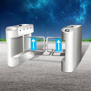 超市学校圆柱摆闸幼儿园翼闸门禁速通门人行通道闸机三辊闸