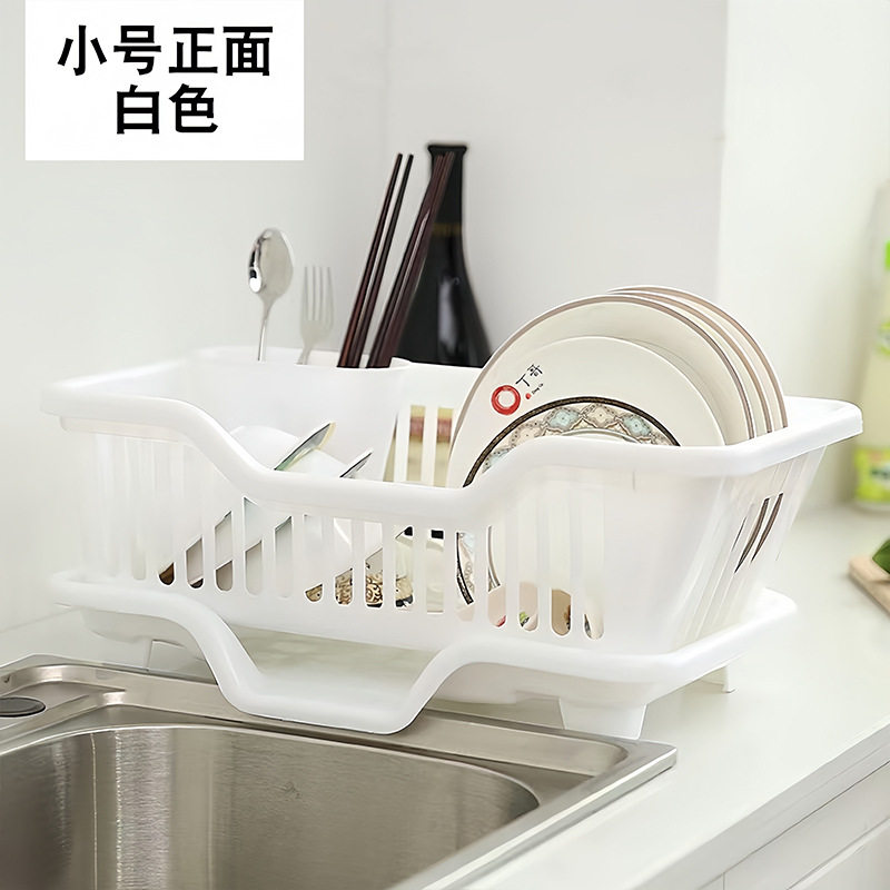 厨房碗筷沥水篮餐具收纳层架单层