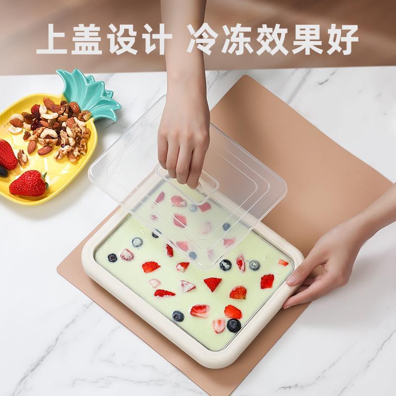 班尼兔16不锈钢家用炒酸奶机炒冰机小型免插电自制儿童专用大盘