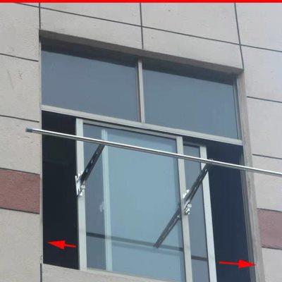 晒被子神器挂窗户外晾衣架阳台防盗网衣杆不锈钢免打孔家用晒衣架