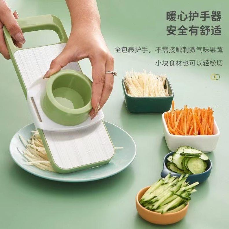 不锈钢多功能切菜器土豆丝家用切丝刨丝器切片护手擦萝卜厨房神器