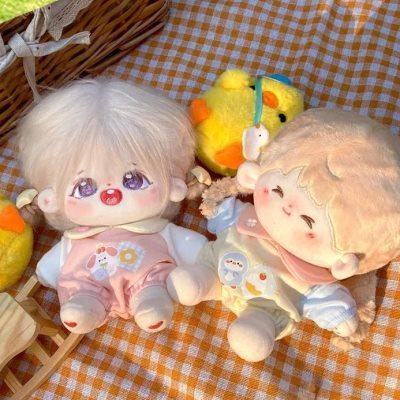 奶糖乐园爬爬服20cm娃衣现货棉花娃娃搭配无属性可爱休闲百搭上衣