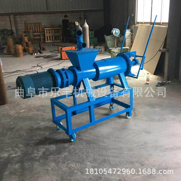 螺旋挤压牛粪干湿分离机可移动粪便脱水机斜筛式干湿分离机图片
