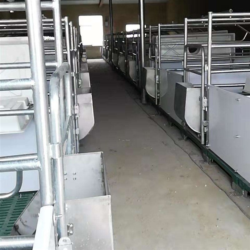 不锈钢母猪槽猪场产床限位栏专用料槽养殖设备加厚大猪下料喂食槽