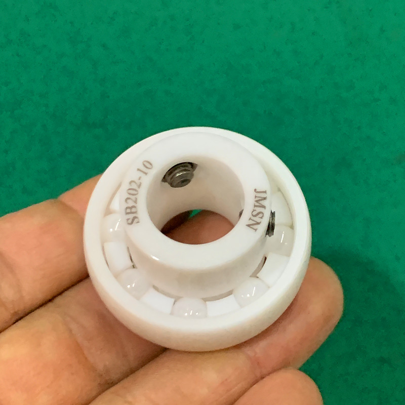 氧化锆全陶瓷轴承 英制外球面轴承 SB202-10 尺寸:15.875*40 *22