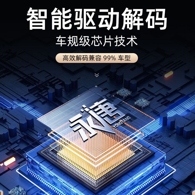 自带双光透镜汽车激光LED客厅灯H4远近光一体超亮矩阵灯泡车灯改