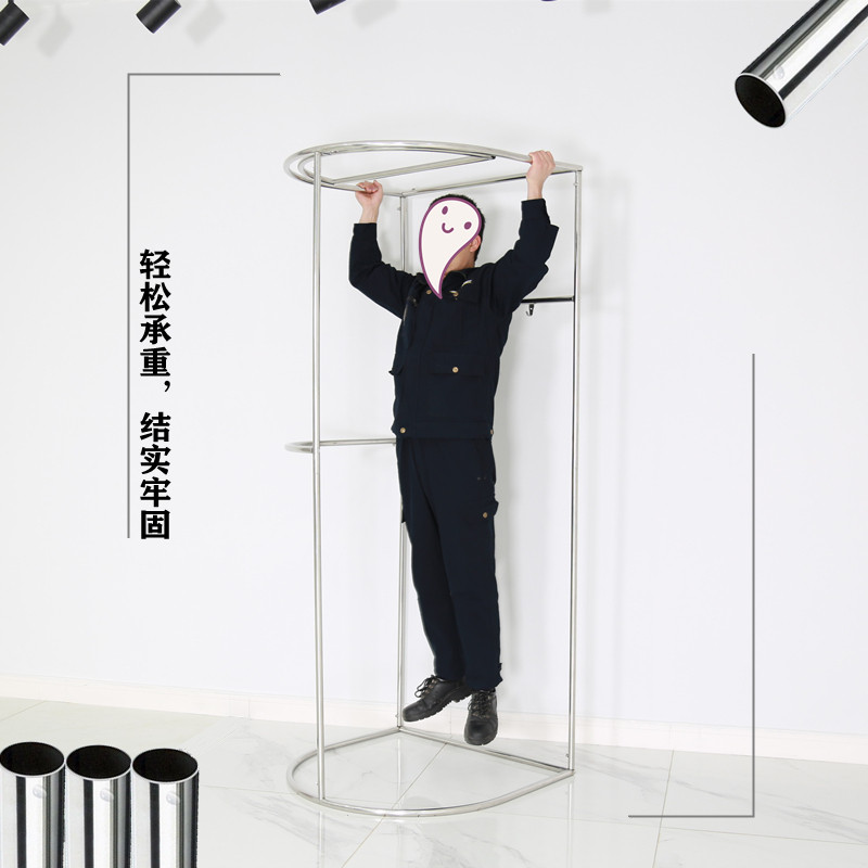 服装店试衣间卖场可移动换衣间更衣室服装店更衣架活动试衣间门帘