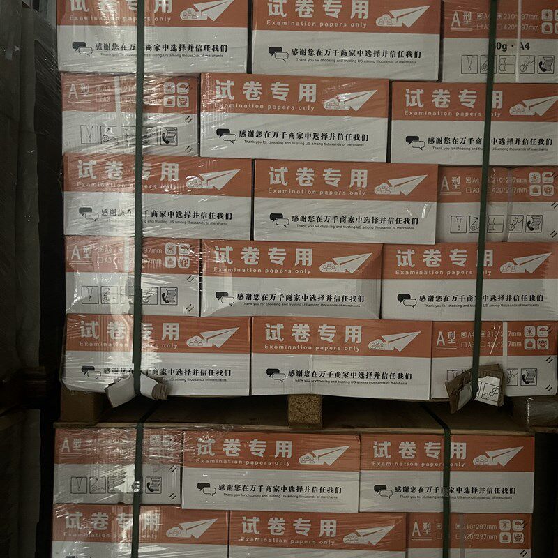 a4打印纸60克打印机复印纸办公白纸绘画纸草稿纸一箱4包1000页
