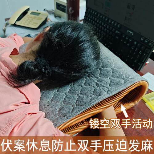 手工藤编织护颈枕藤编凉枕夏天颈椎专用枕头透气牵引修复硬枕助眠