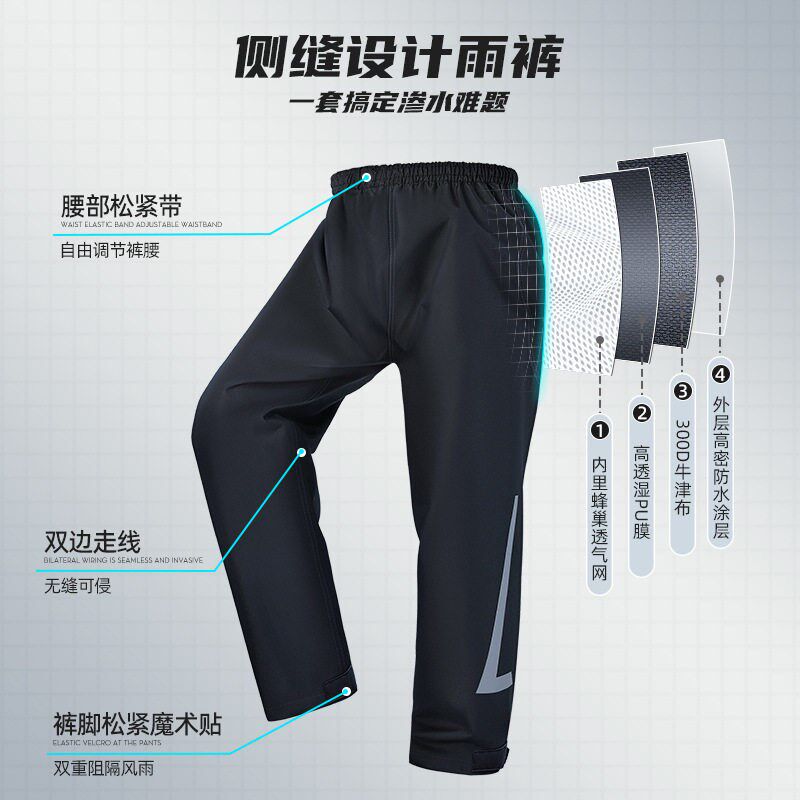 防水雨衣分体式防暴雨摩托电动车用2025新款反光外卖加厚户外骑行