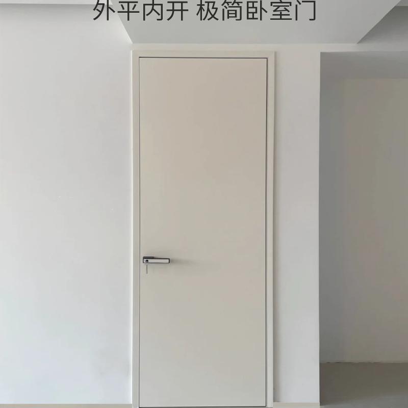 白色静音烤漆门房间门原木色实木免漆室内门套装门碳晶卧室门木门