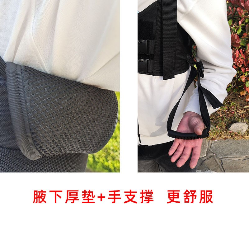 腰椎牵引带护腰固定带拉伸腰部悬挂带腰间盘家用绑带突出悬吊护具