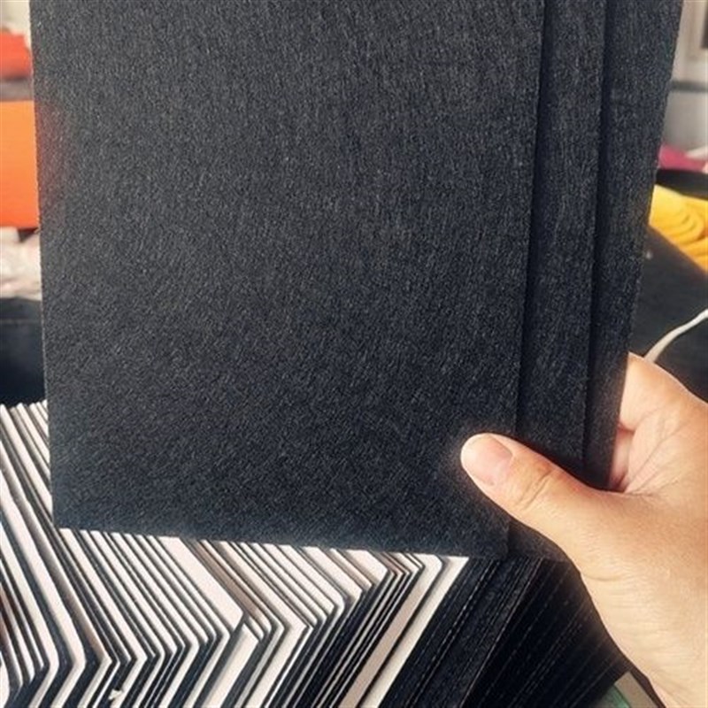 毛毡黑色灰色方块加厚自粘汽车破洞修补毡布叶子板内衬毛毡垫片图片