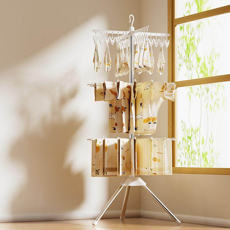 多层多功能宝宝婴儿折叠晾衣架尿布毛巾架落地晾晒架伸缩晾衣阳台,鲜花速递/花卉仿真/绿植园艺,割草机/草坪机,淘宝优惠券,粉丝福利购,淘宝优惠卷