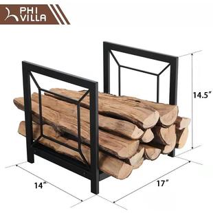 直销室内室外柴火架储木头储存堆放架子简易木柴架爆款