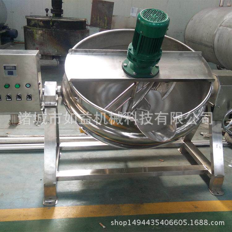 可倾电加热搅拌煮锅质优价廉直销诸城如益机械