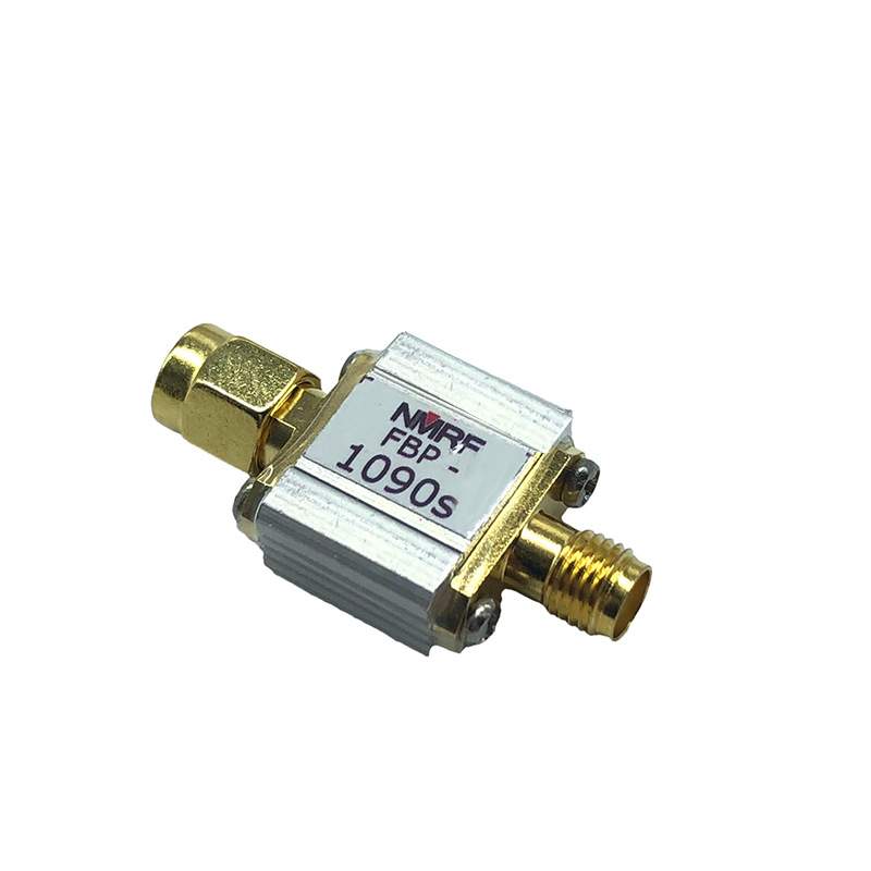 1090MHz 射电天文专用SAW带通滤波器,80MHz带宽,SMA接口