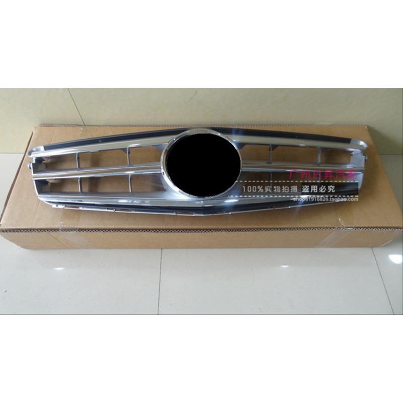 适配奔驰C级W204C200C180C160C300C260改装中网前格栅大标中网